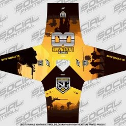 Social Paintball 2019 SuperGame Oregon 52 Custom Event SMPL Jersey, Yellow