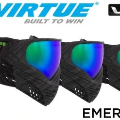 VIRTUE VIO CONTOUR II GOGGLE - GRAPHIC BLACK EMERALD (3 PACK)