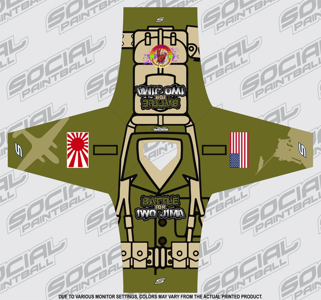Social Paintball 2018 Battle For Iwo Jima Custom Event SMPL Jersey