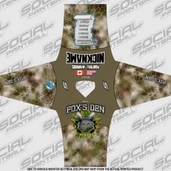 Social Paintball Fox’s Den Unpadded SMPL Jersey, Forest Camo