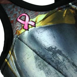 Valken Grit Women’s Racerback Padded Sports Bra, Warrior Breastplate