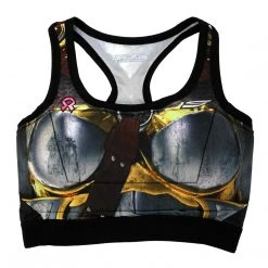 Valken Grit Women’s Racerback Padded Sports Bra, Warrior Breastplate
