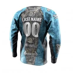 Social Paintball 2018 Narcos Cartel Wars Big Game SMPL Event Jersey, Blue Team