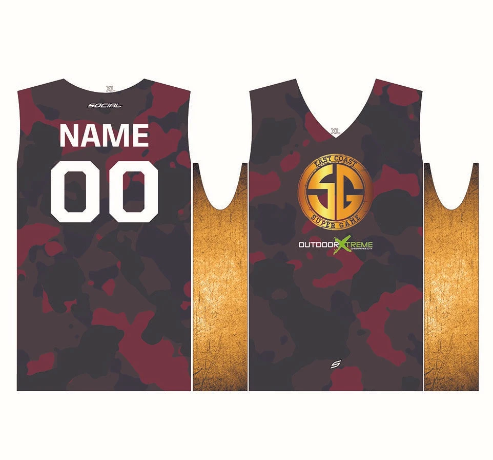 Social Paintball 2017 East Coast SuperGame Custom Event Sleeveless Jersey