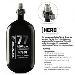 First Strike HERO 2 77/4500 DOT/TC (EU) Paintball Compressed Air Tank