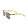 Social Paintball Bamboo Wood Sunglasses, American Flag