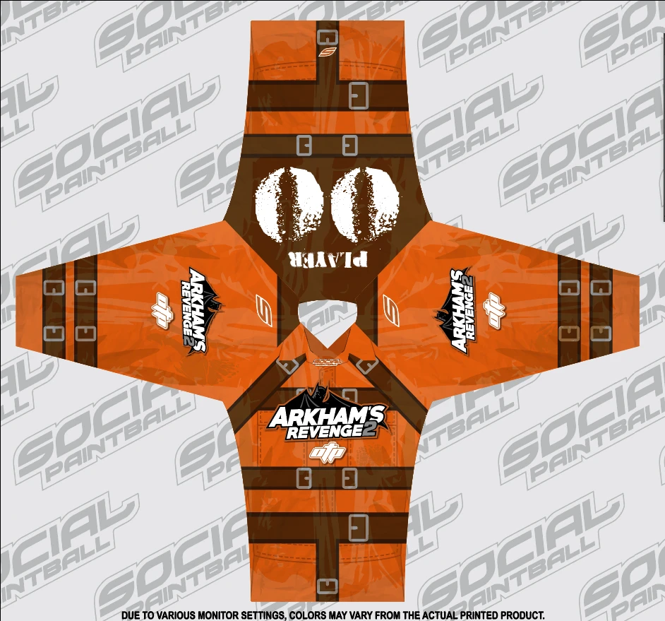 Social Paintball 2018 Arkham’s Revenge 2 Custom Event SMPL Jersey