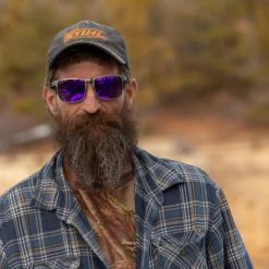 VIRTUE V-INERTIA POLARIZED SUNGLASSES - GUNMETAL AMETHYST Lens