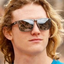 VIRTUE V-INERTIA POLARIZED SUNGLASSES - GUNMETAL MIRROR Lens